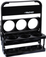 Sammenleggbart bærestativ for 6 flasker