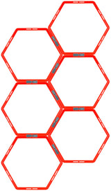Smidighetsnett sekskant 6-delt