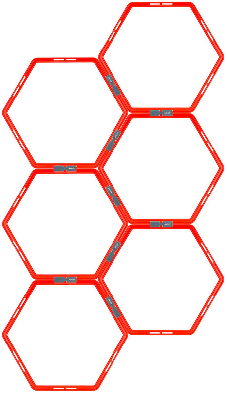 Smidighetsnett sekskant 6-delt