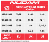 Inline Skøyter Justerbare Hvit Wedge