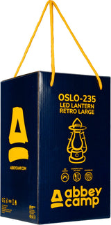 LED-lykt Retro Stor OSLO-279