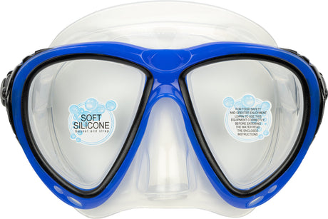 Dykkermaske med snorkel silikon Senior