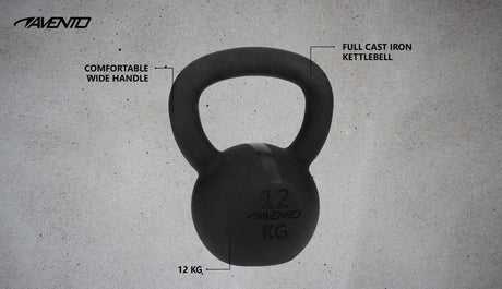Kettlebell støpejern 12 kg