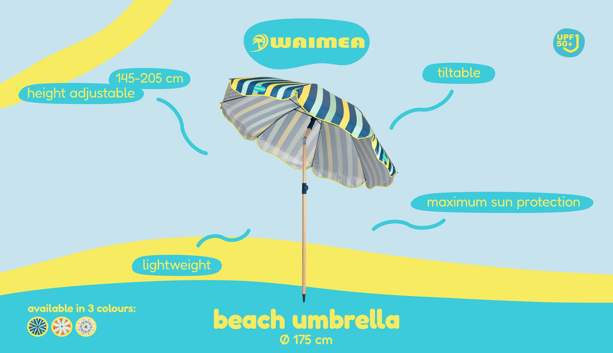 Beach Umbrella Tiltable 200cm Lolani