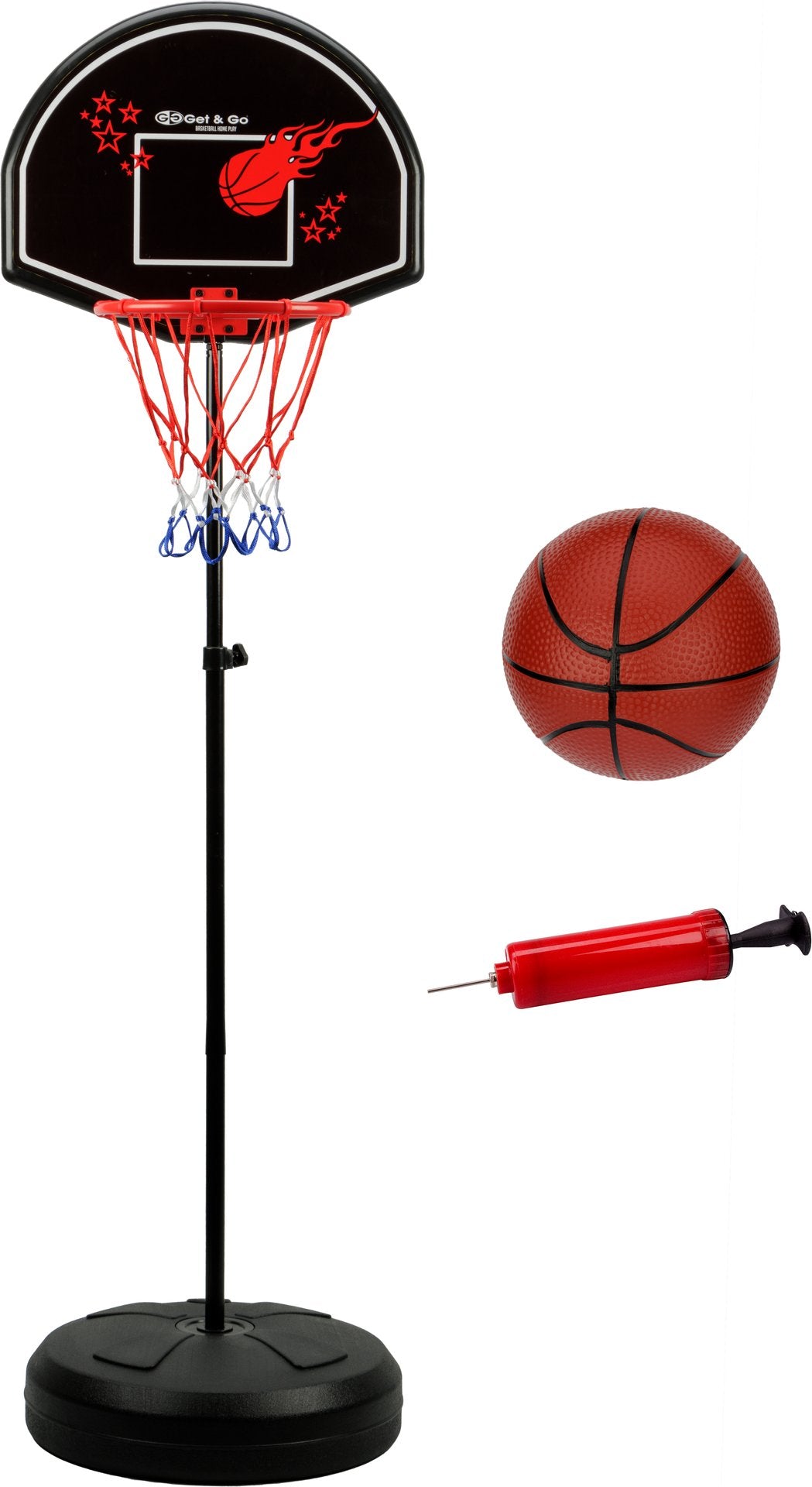 Justerbart basketballstativ