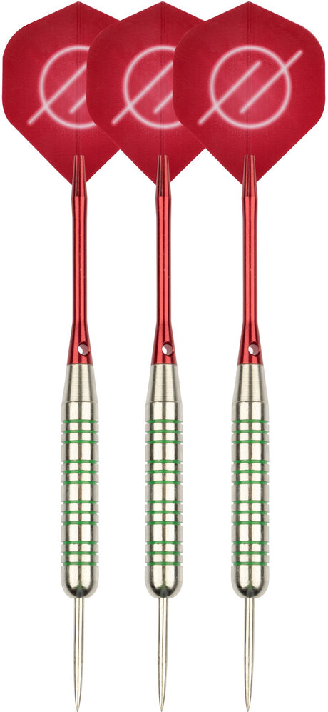 Dart i nikkel/sølv metallisk