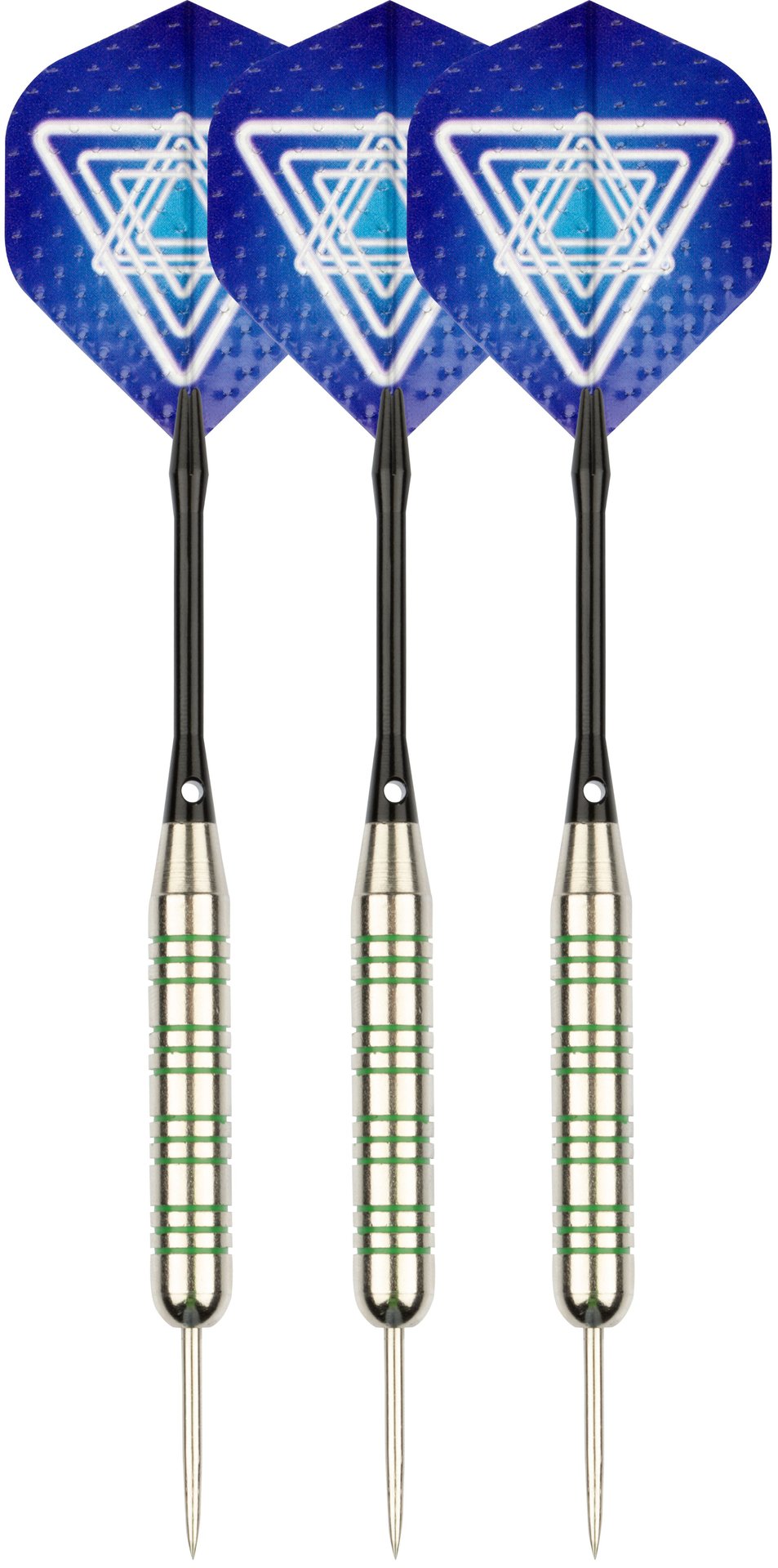 Dart i nikkel/sølv metallisk