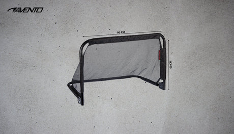 Fotballmål Stål Sett med 2 90x60x60