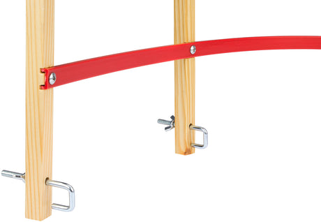 Ryggstøtte for treslede