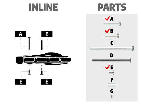 Akselssett Inline 3i1 N22AA**
