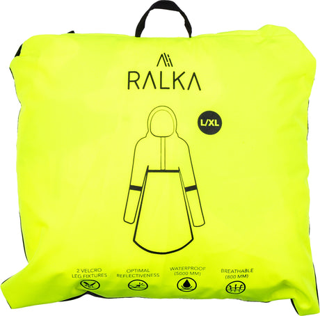 Regncape Ekstra Synlighet Sykling