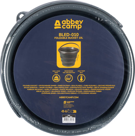 Sammenleggbar bøtte 10 Liter Bled-010