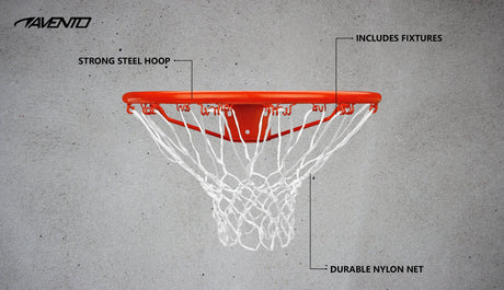 Basketballkurv med nett