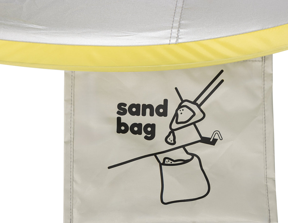 Strandskjul Pop-Up Reflekterende 168x130cm Tiaro