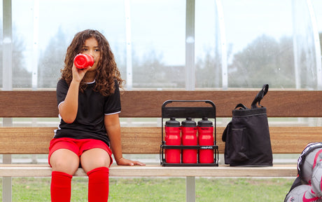 Sammenleggbart bærestativ for 6 flasker