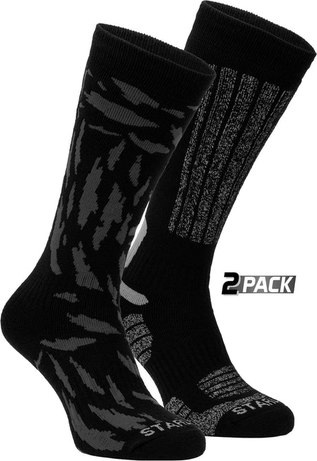 Skistrømper Herre 2-Pack Print