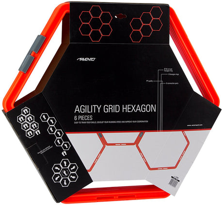 Smidighetsnett sekskant 6-delt