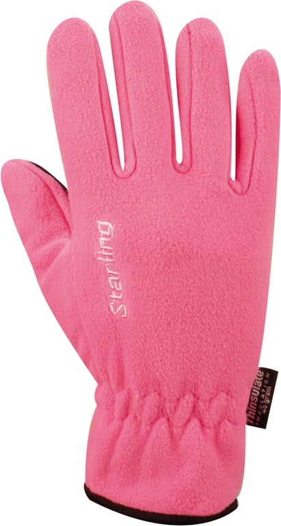 Gloves Fleece Sr  Snowflake