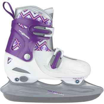 Figure Skate Adjustable  Purple ZigZag