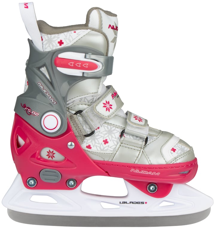 Ice Hockey Skate Adjustable Rosa