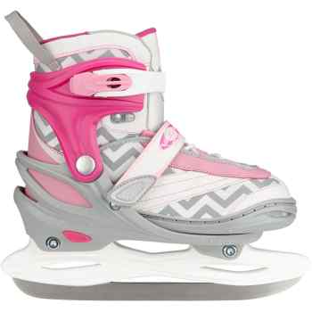 Figure Skate Adjustable  ZigZag Grey