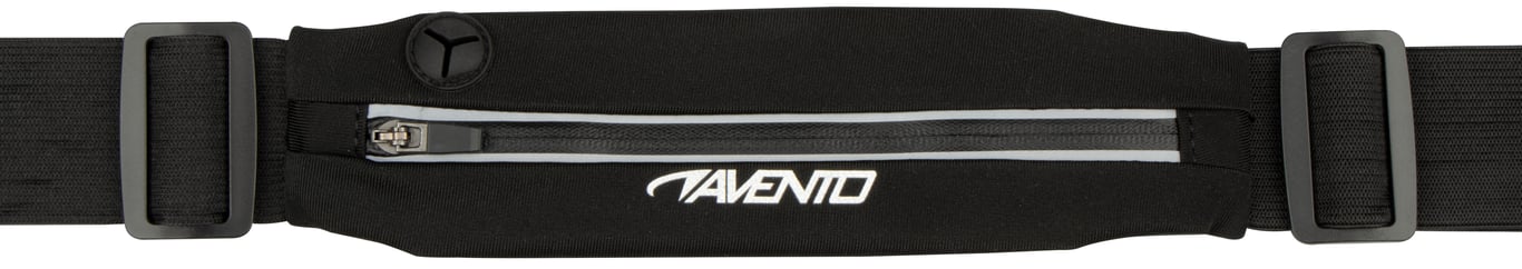 Sports Belt with Pocket  Basic Black