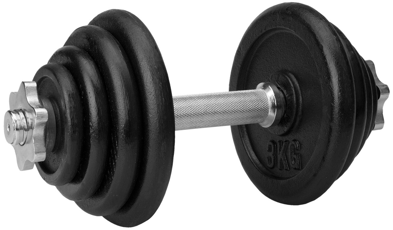 Hantel Justerbart Stål 15 Kg