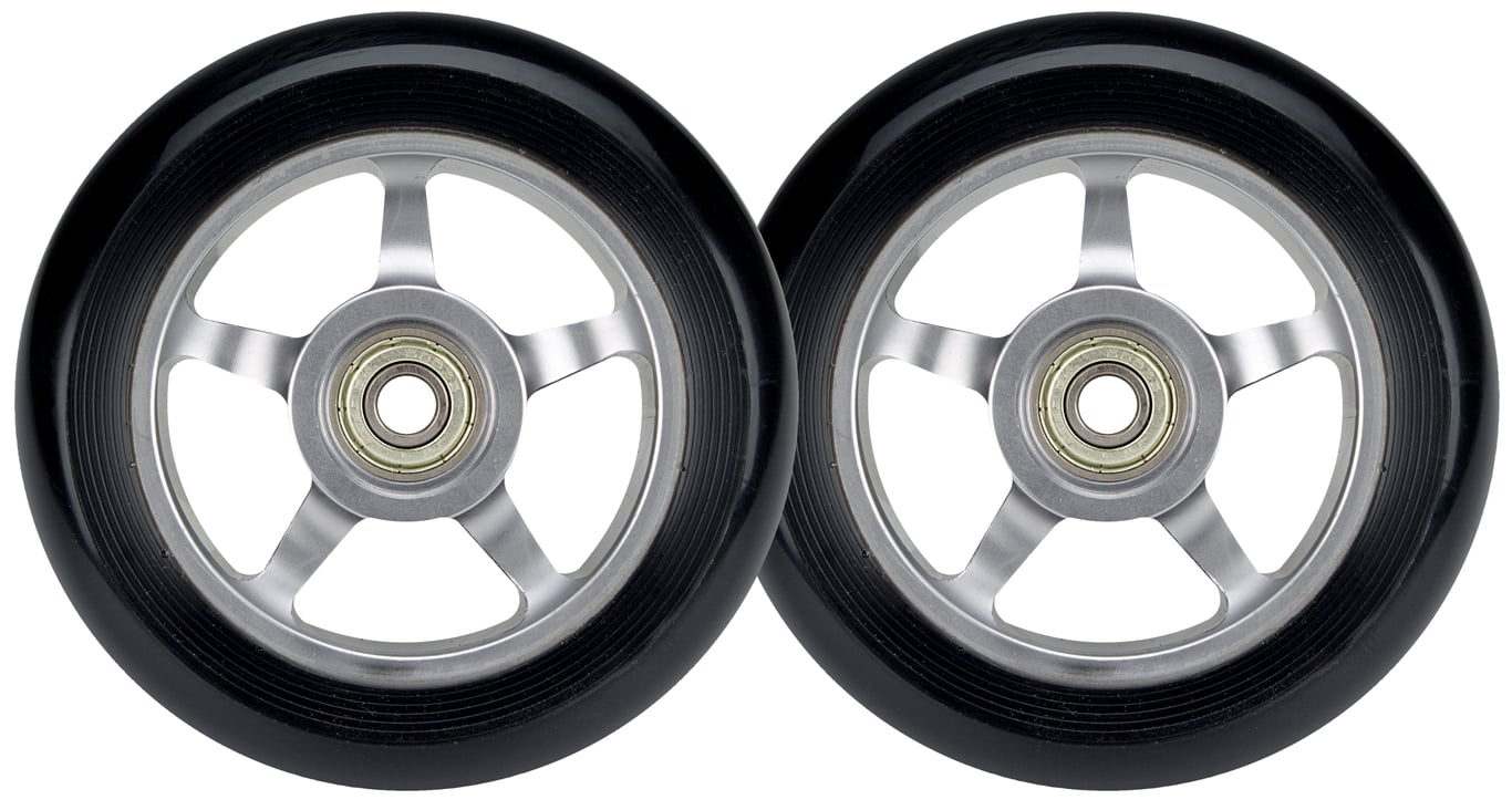 Wheel Set for Stunt Scooter  Alu Spoked Wheel