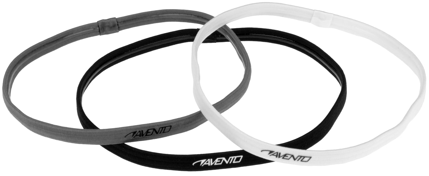 Sports Hairband Elastic 3 pieces  BLK