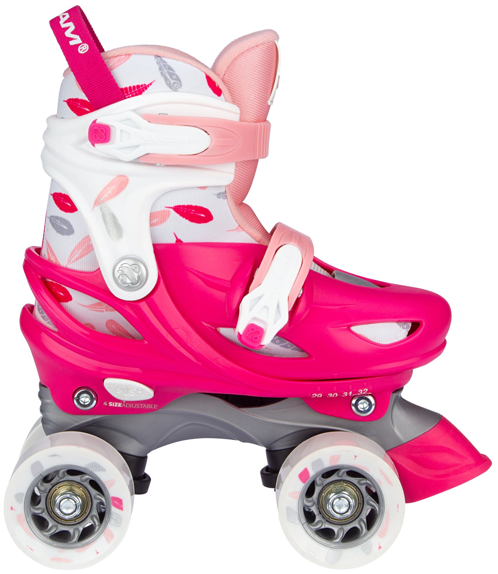 Roller Skates Adjustable  Feather Drops