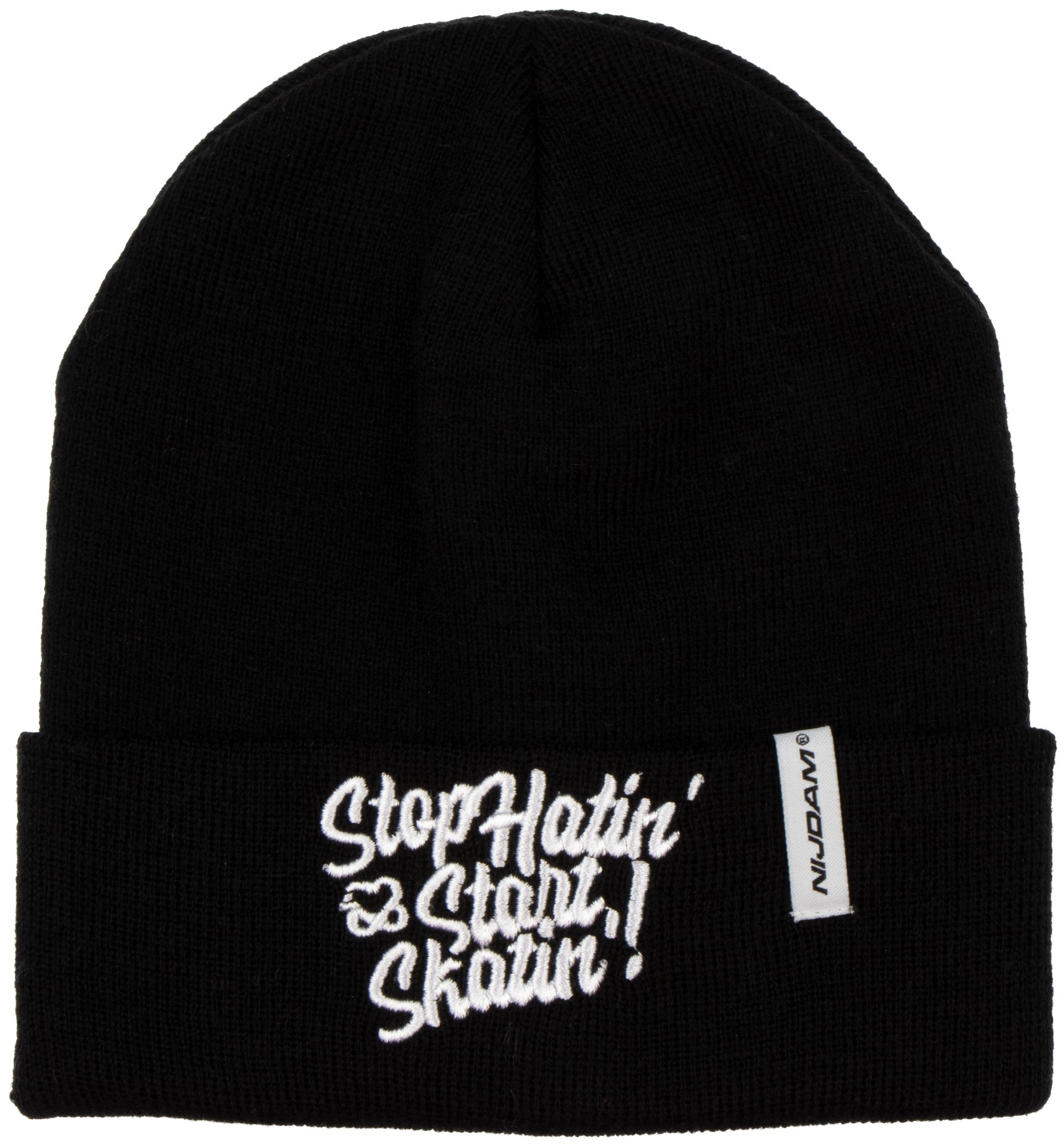 Beanie Jr Stop Hatin Svart