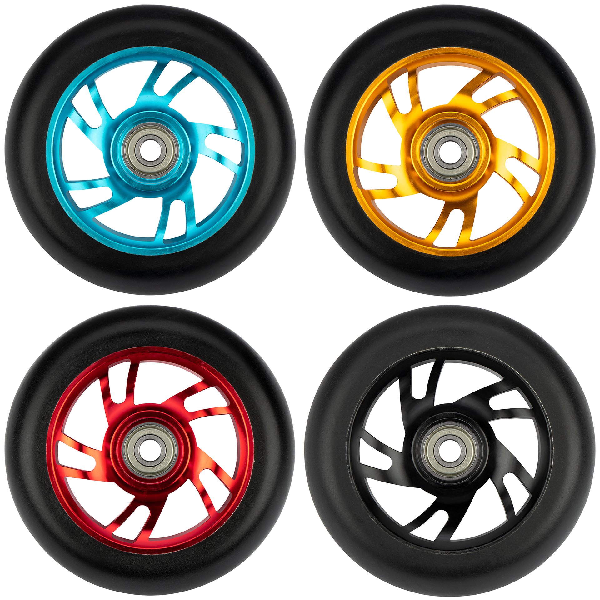 Stunt Scooter Wheel Set  Spoked Alu
