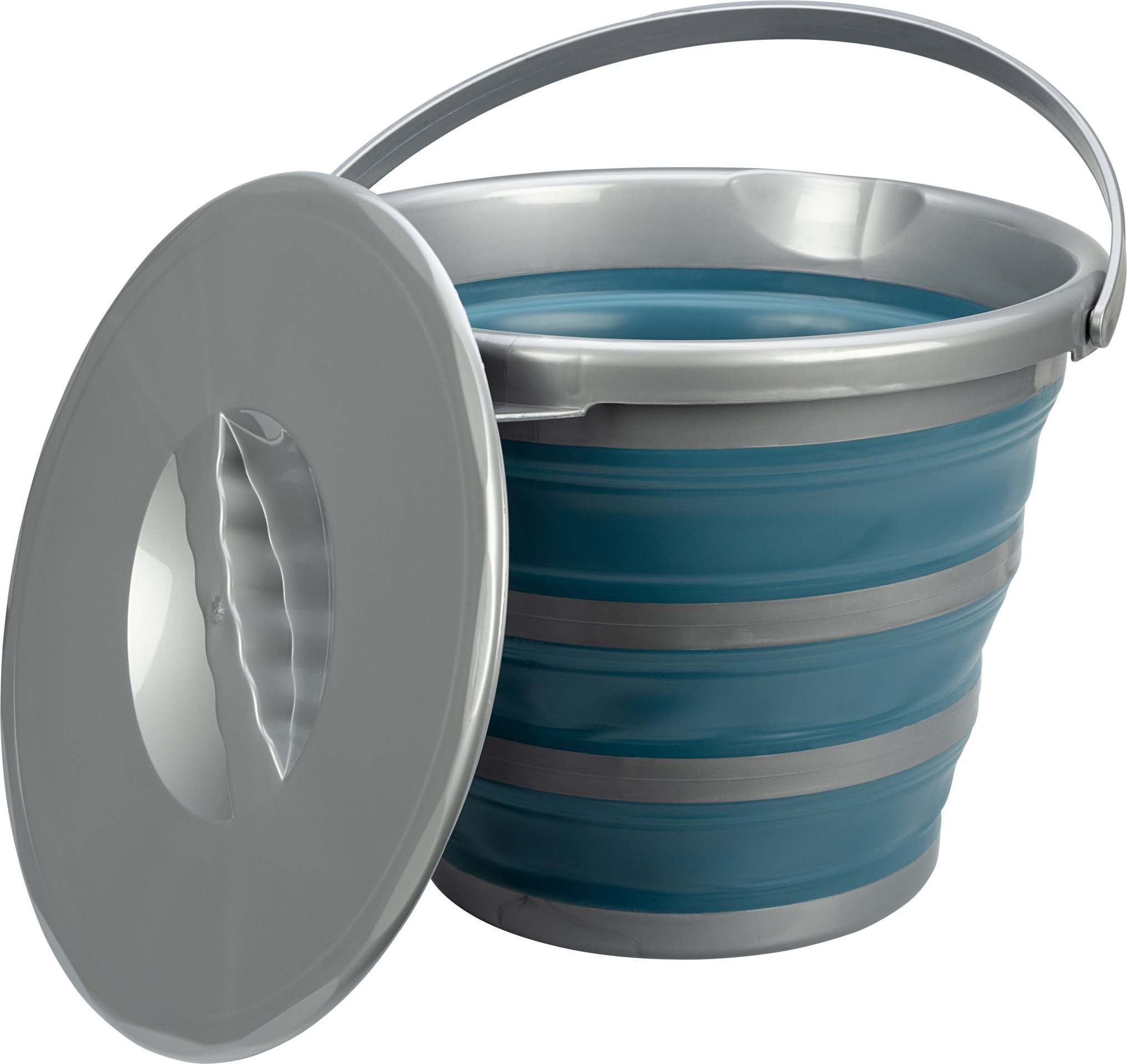 Bucket Foldable 10 Litre  Lid  SIRMIONE010