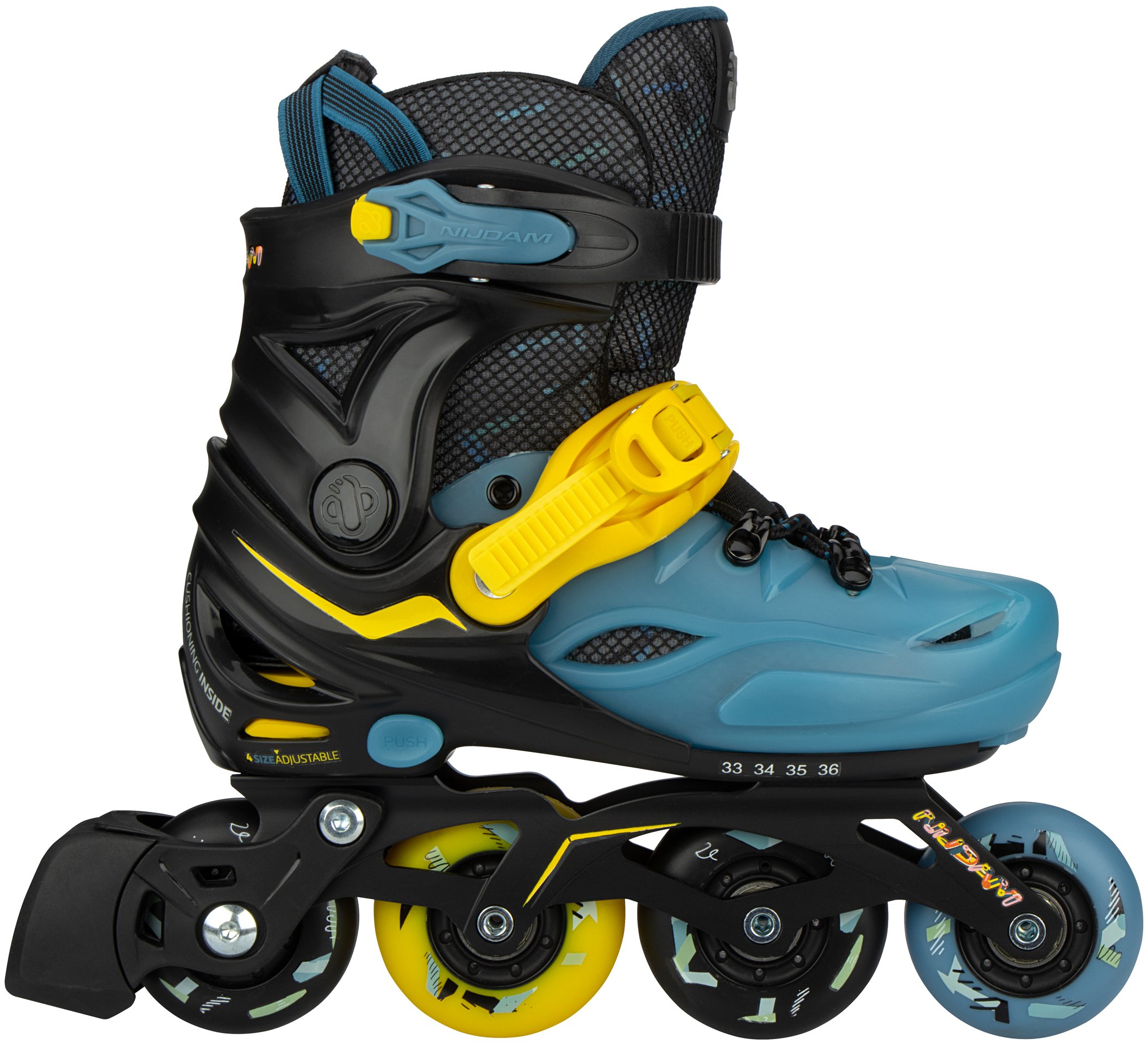 Inline skates Justerbar Blacktop Game