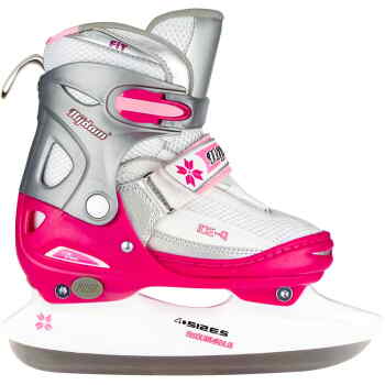 Figure Skate Adjustable  Cool in Pink
