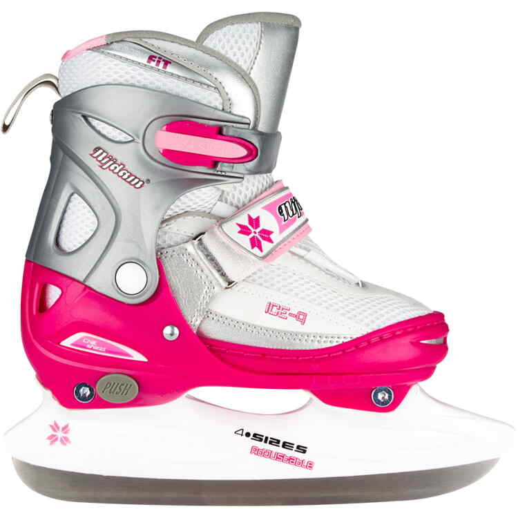 Figure Skate Adjustable  Cool in Pink