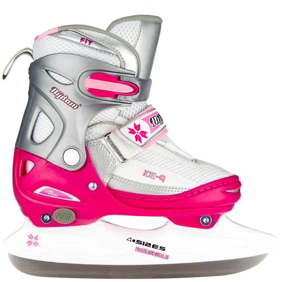 Figure Skate Adjustable  Cool in Pink
