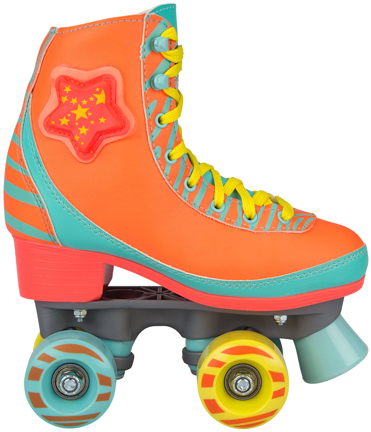Roller Skates  LED Star Zebra