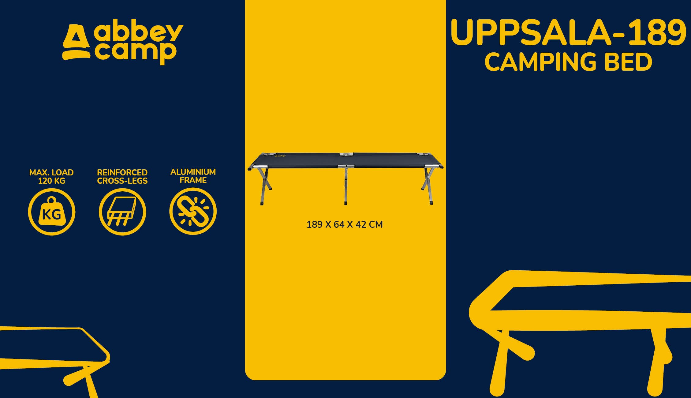 Camping Bed Luxurious  Uppsala189 - Image 4