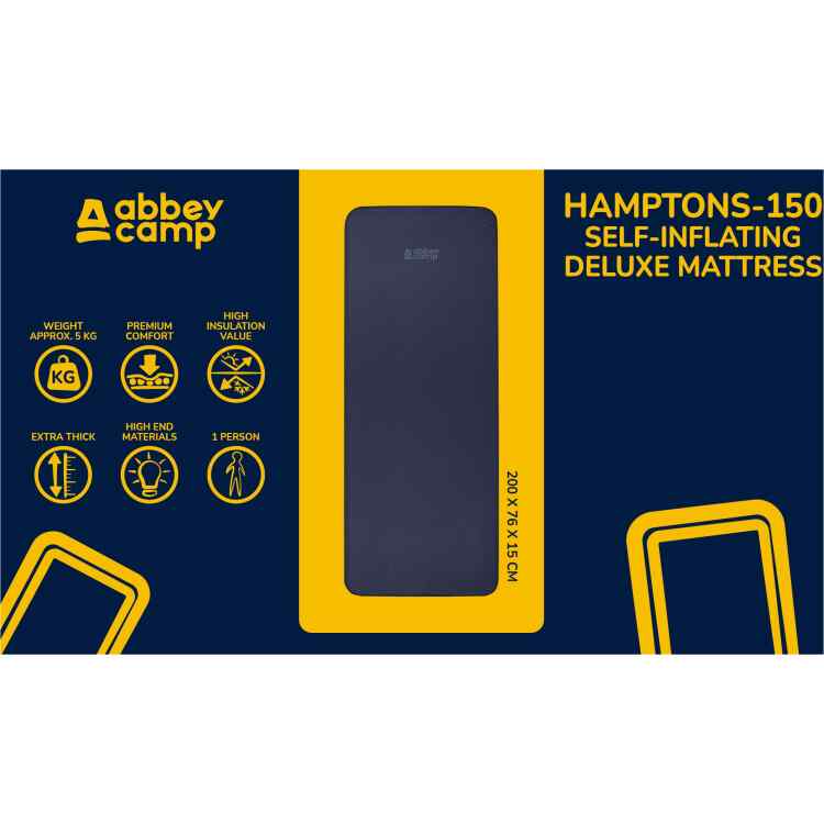 Selfinflating Mattress Deluxe Comfort 1P EW Hamptons150 - Image 7