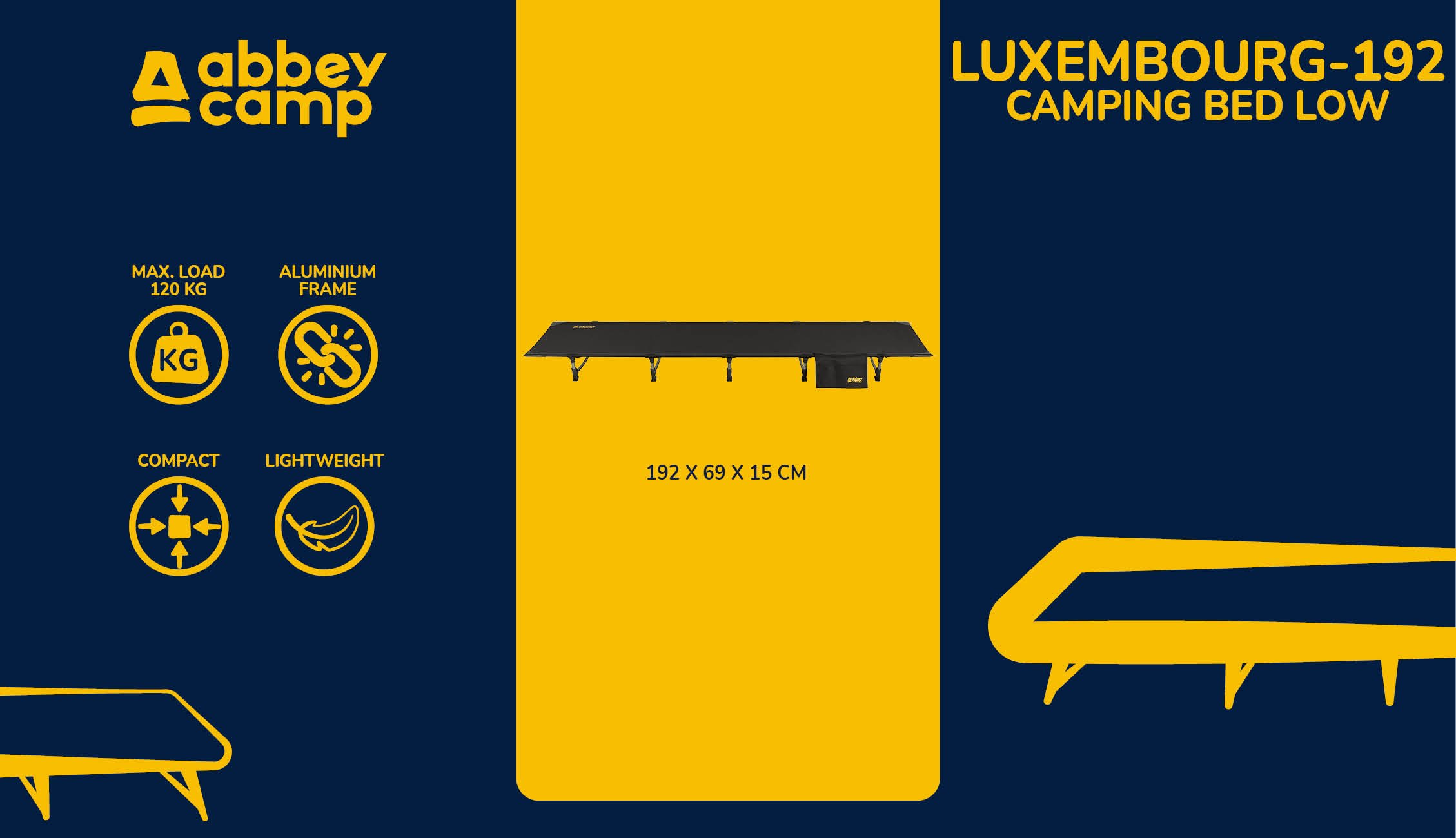 Camping Bed Low Style  LUXEMBOURG192 - Image 5