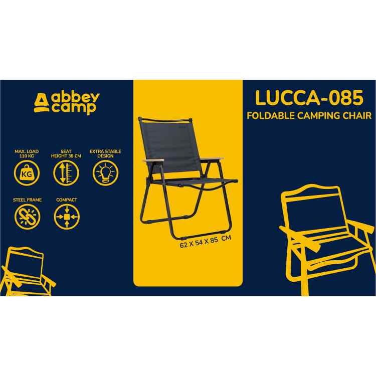 Foldable Chair Mid  LUCCA085 - Image 2