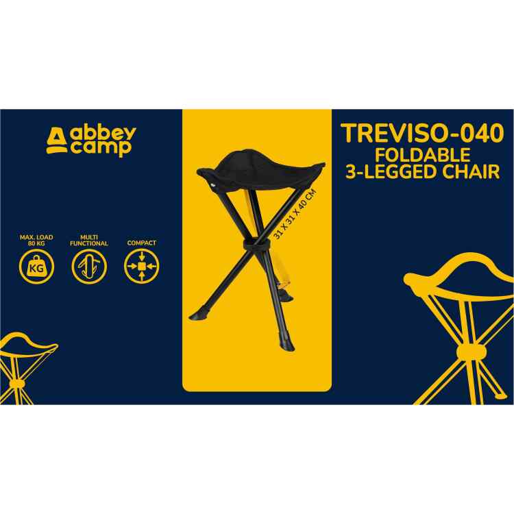 Foldable 3Legged Stool  TREVISO040 - Image 2