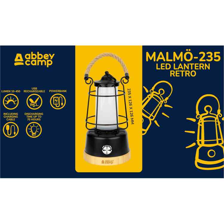 LED Lantern Retro  MALM235 - Image 4