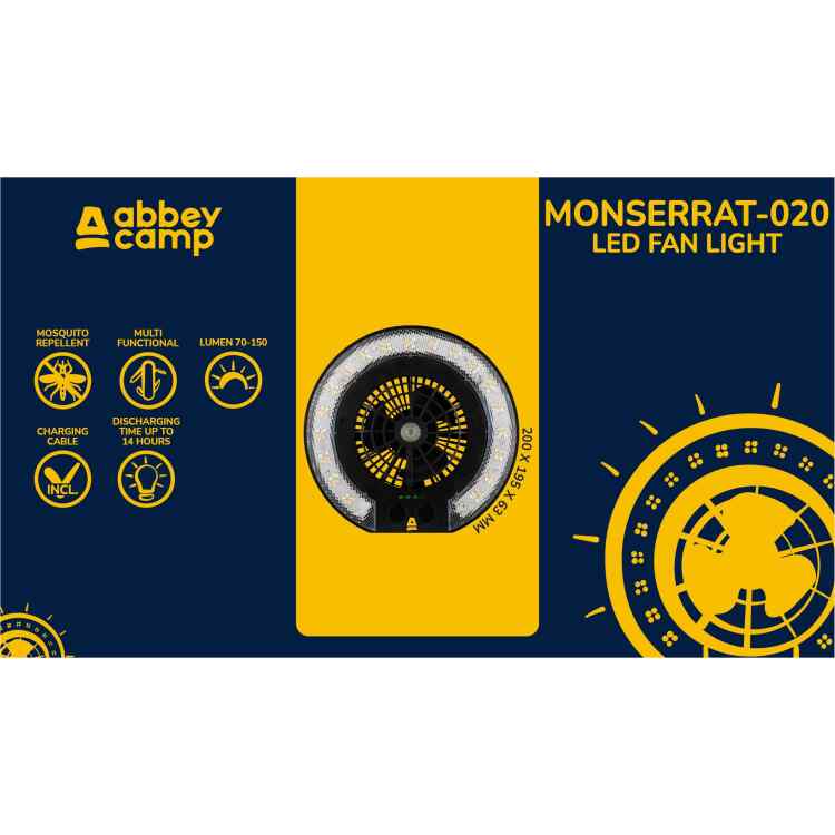 2in1 LED Light with Fan  MONSERRAT020 - Image 9