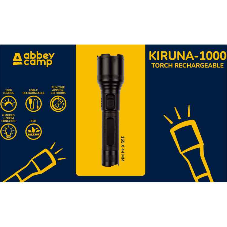 Torch Rechargeable  Kiruna  1000 - Image 6