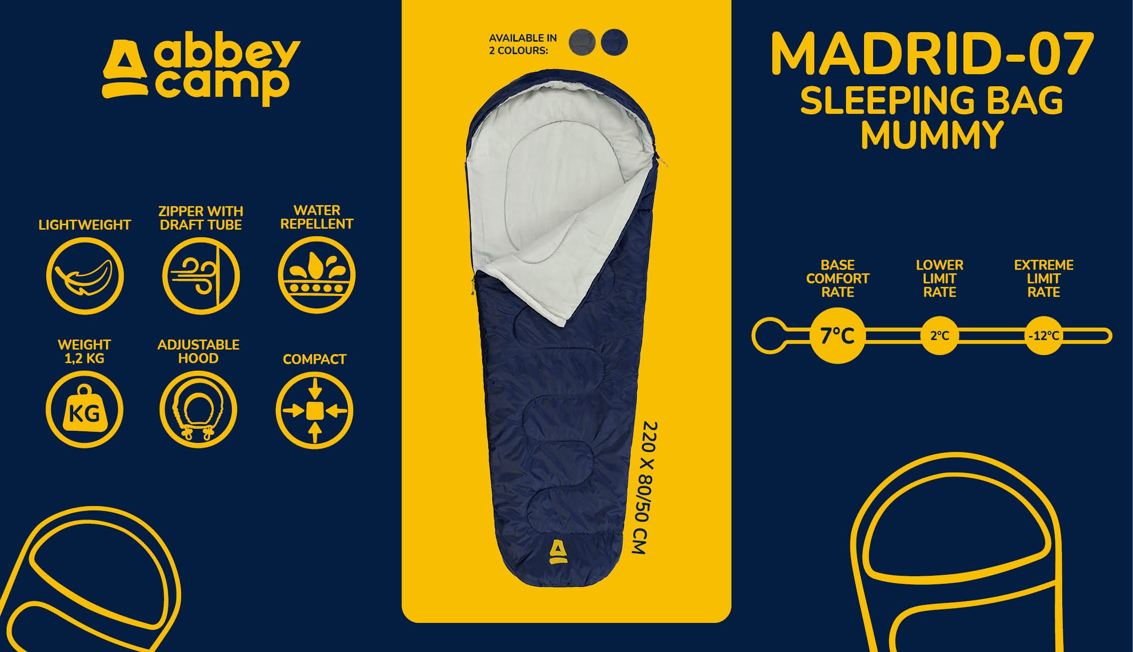 Sleeping Bag Mummy  Madrid07 - Bilde 9