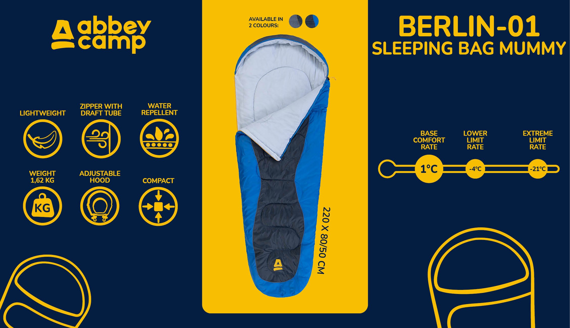 Sleeping Bag Mummy  Berlin01 - Bilde 9