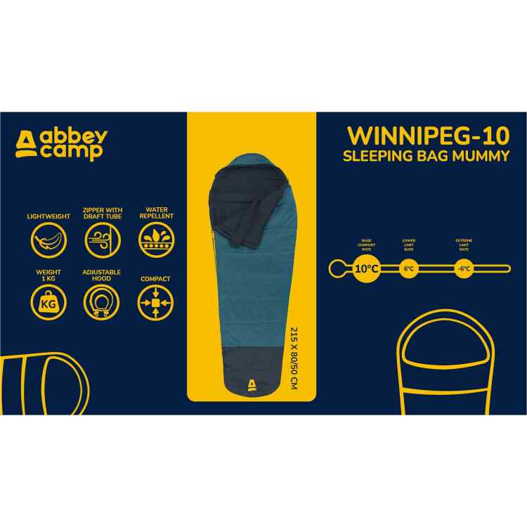 Sleeping Bag Mummy Compact  WINNIPEG10 - Image 8