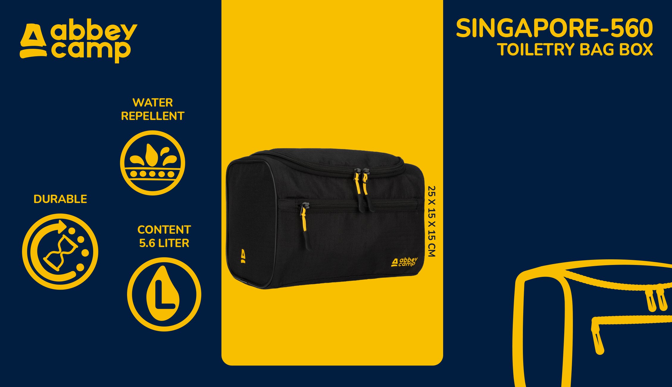 Toiletry Bag Box  SINGAPORE560 - Image 2